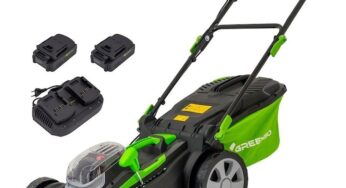 Review GREENSO Mașină de tuns iarba fără fir, 7 trepte reglare, baterie inclusă