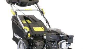 Review Gardyer Masina de tuns iarba pe benzina MP800, motor 170,1 cmc, latime lucru 46cm, cos 60L, 5KM