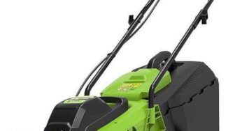 Review Greenworks Masina de tuns iarba GD24LM33, acumulator, fara motor specificat, suprafata mica, mulcire si cos colector, 330 mm, 2 cm, 6 cm, 30 L, zgomot redus