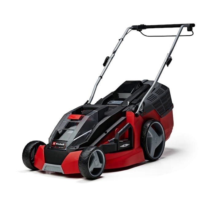 Review Einhell Masina de tuns gazon pe acumulator 18 V 4.0 Ah GE-CM 43 Li M Kit — Latime taiere 43 cm