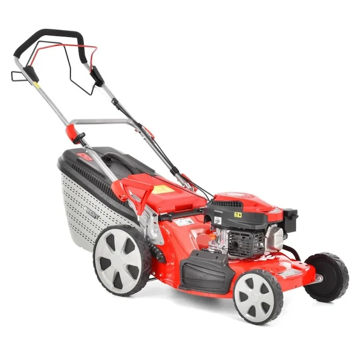 Review Hecht 550 SW Masina de tuns iarba cu motor pe benzina autopropulsata - Latime taiere 48 cm
