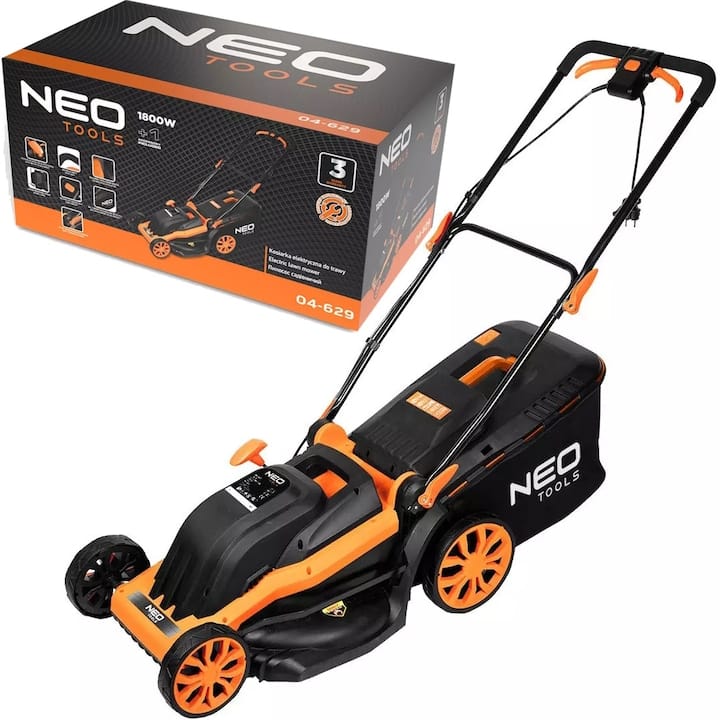 Review Neo Masina de tuns iarba electrica 1800W 44cm 45L cu functie de mulcire si cutite reglabile — Merită Cumpărat? Opinii & Păreri
