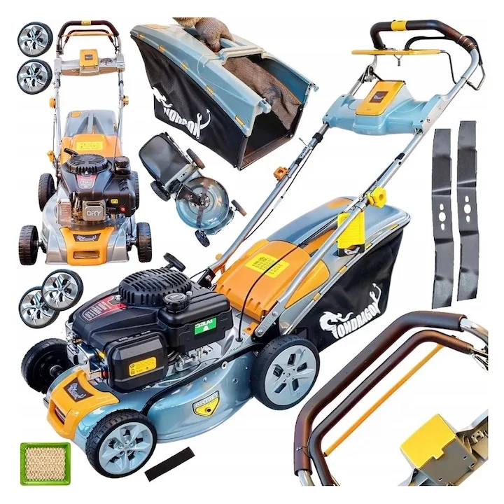 Review Ondragon OD701 masina de tuns iarba benzina 139 cc 6KW 41 cm capacitate cos 45 l — Caracteristici