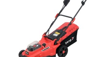 Masina de tuns iarba Yato 2x18V, 37cm, 2 acumulatori 4Ah, incarcator rapid — Caracteristici, Păreri & Preț Actualizat