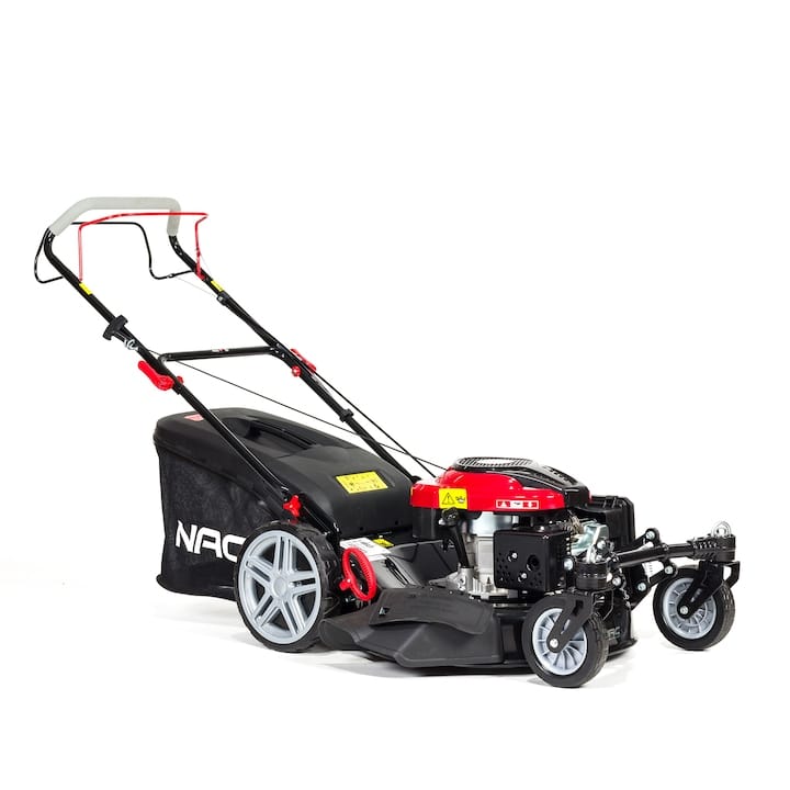Masina de tuns iarba pe benzina NAC 56 cm Negru/Rosu — Recenzie Detaliată