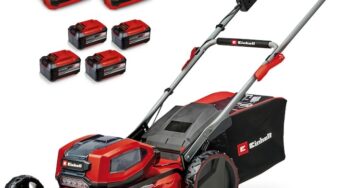 Review Einhell Professional GP-CM 36/52 S Li BL Masina de tuns iarba pe acumulator 36 V latime taiere 52 cm volum cos colector 65 l