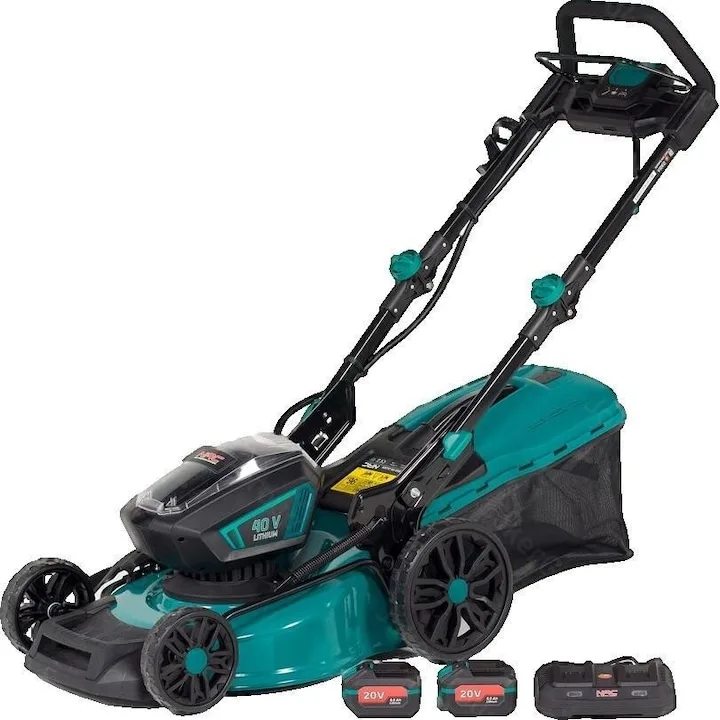 Review NAC Masina de tuns iarba reincarcabila LB-2B60-46-2x20v – Latime taiere 46 cm