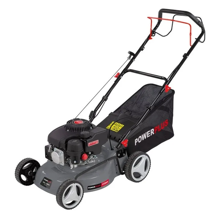 Review POWERPLUS Masina de tuns gazon pe benzina POWEG63773 4 timpi 2.5 kW 132cc 410mm cos colector 45 l — Merită Cumpărat? Opinii & Păreri