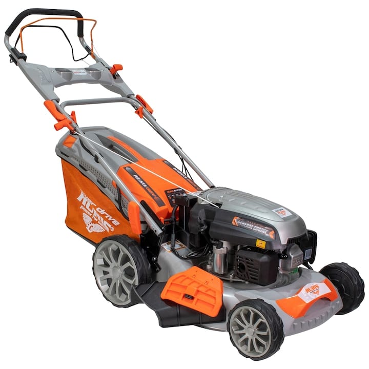 Review RURIS Masina de tuns gazon/iarba autopropulsata pe benzina RX331S — putere 3.5 CP