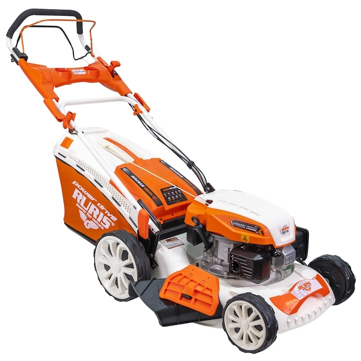 Ruris RX311S masina de tuns gazon autopropulsata pe benzina 3.9 CP 46 cm latime taiere 65 L sac colector — Avantaje