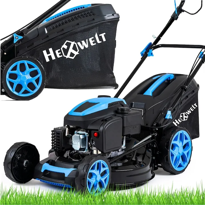 Review Hexwelt Masina de tuns gazon/iarba pe benzina KS-200 Putere 9 CP