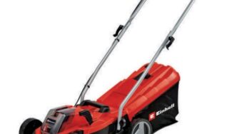 Review Einhell Power X-Change GE-CM 18/33 Li-Solo — Latime taiere 33 cm, inaltime taiere 5 trepte, sac colector 30 l