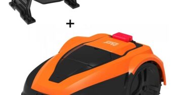 Review iHunt Pachet Robot de tuns gazon iHunt RoboMower V1 APP 2500m2 PRO + Garaj de protectie — putere motor 5.2 kW, suprafata de lucru 2500 mp, nivel zgomot 60 dB